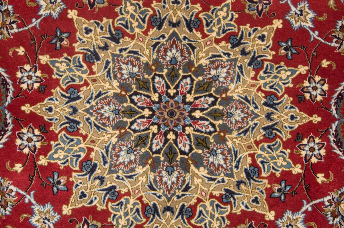 Persisk matta - Isfahan - Premium - 224 x 157 cm - röd