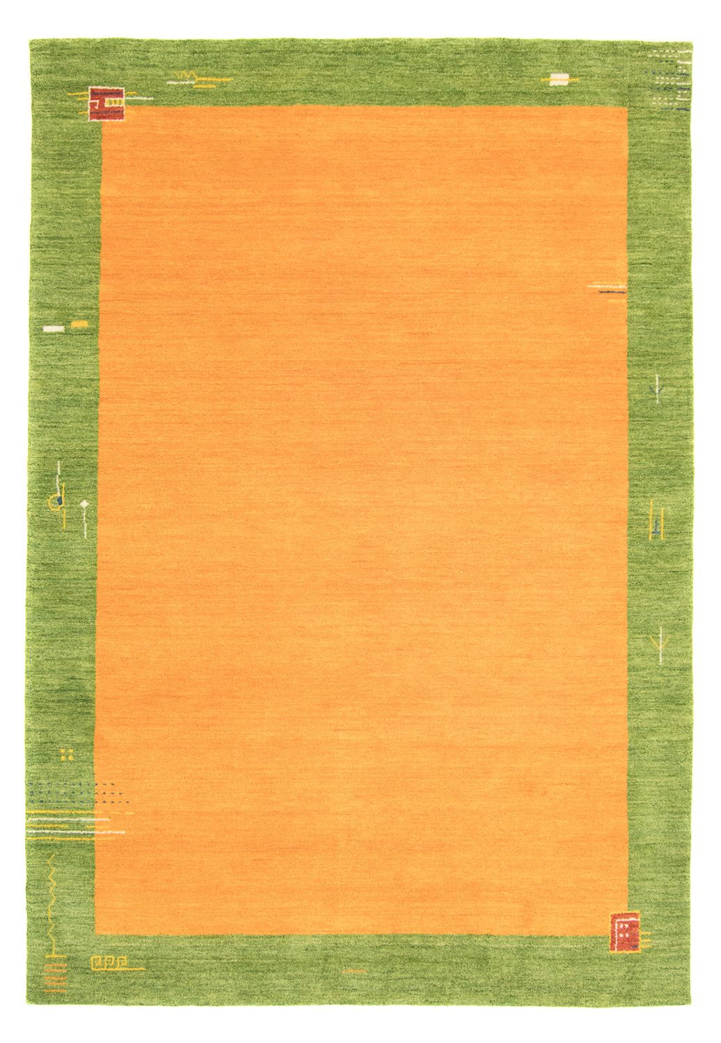 Gabbeh-matta - Indus - 300 x 250 cm - orange