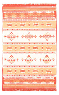 Kelim matta - trendig - Bright - rektangulär