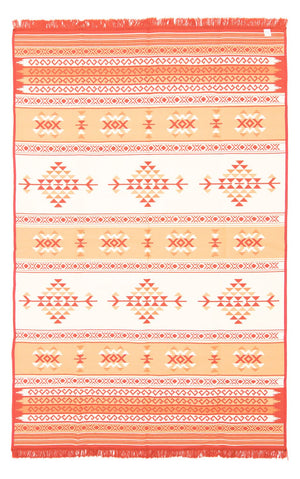 Kelim matta - trendig - Bright - rektangulär