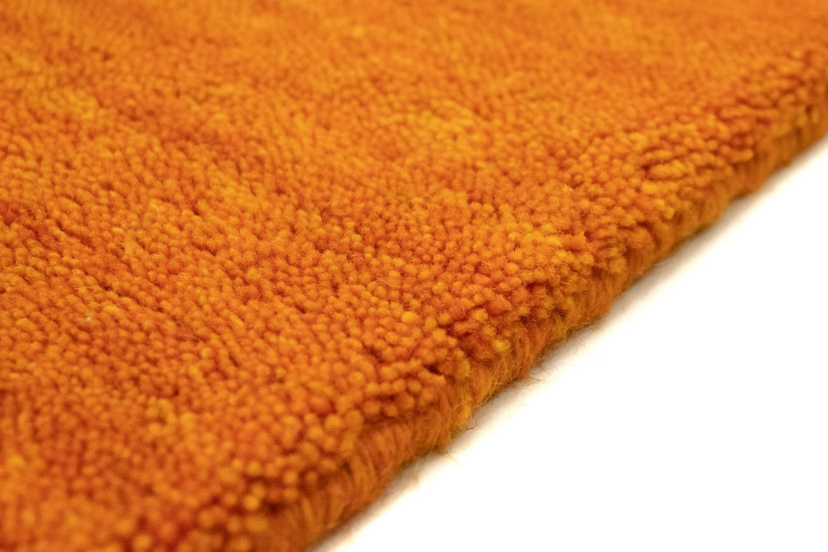 Gabbeh-matta - Indus kvadrat  - 200 x 200 cm - orange