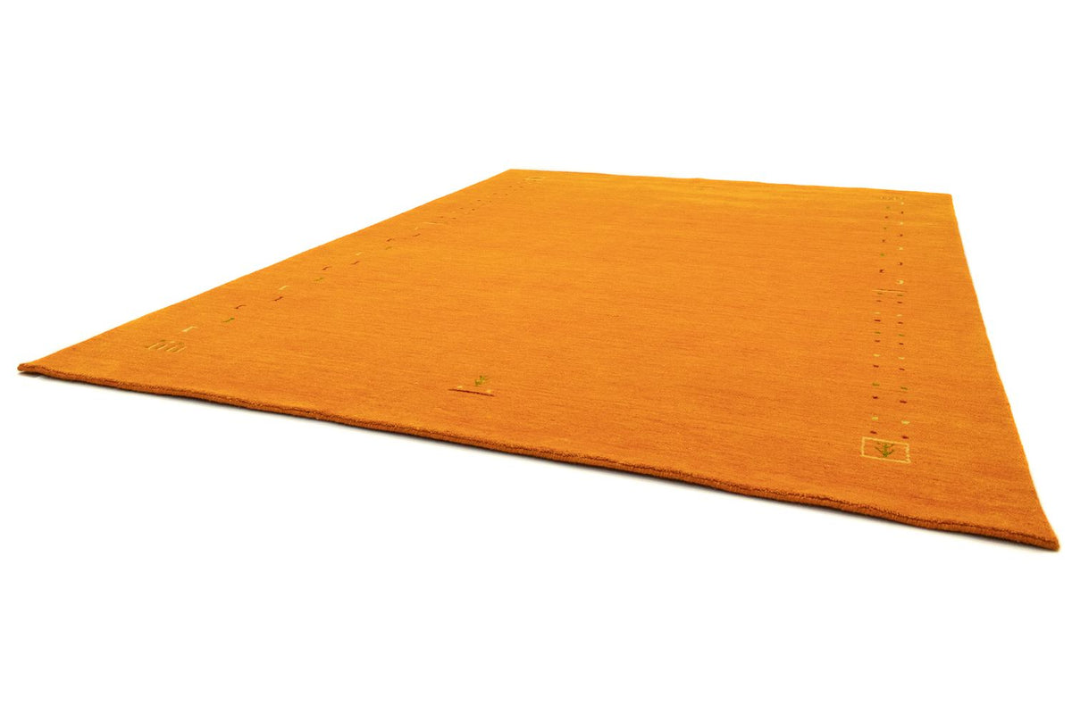 Gabbeh-matta - Indus kvadrat  - 200 x 200 cm - orange