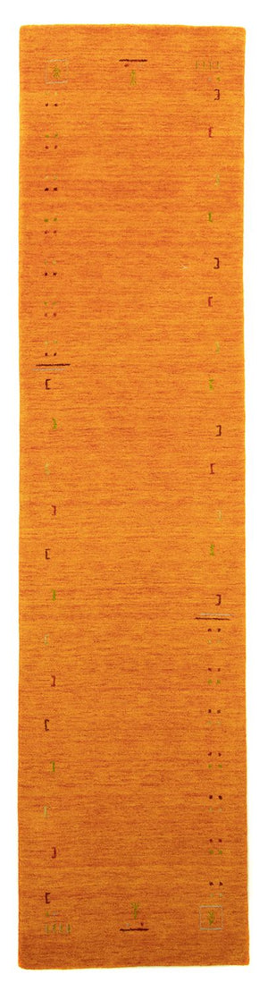 Runner Gabbeh-matta - Indus - 350 x 80 cm - orange