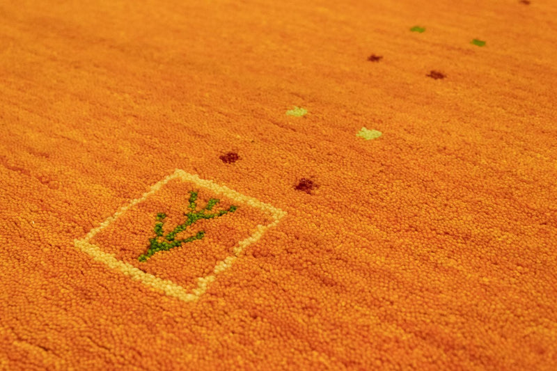 Runner Gabbeh-matta - Indus - 350 x 80 cm - orange