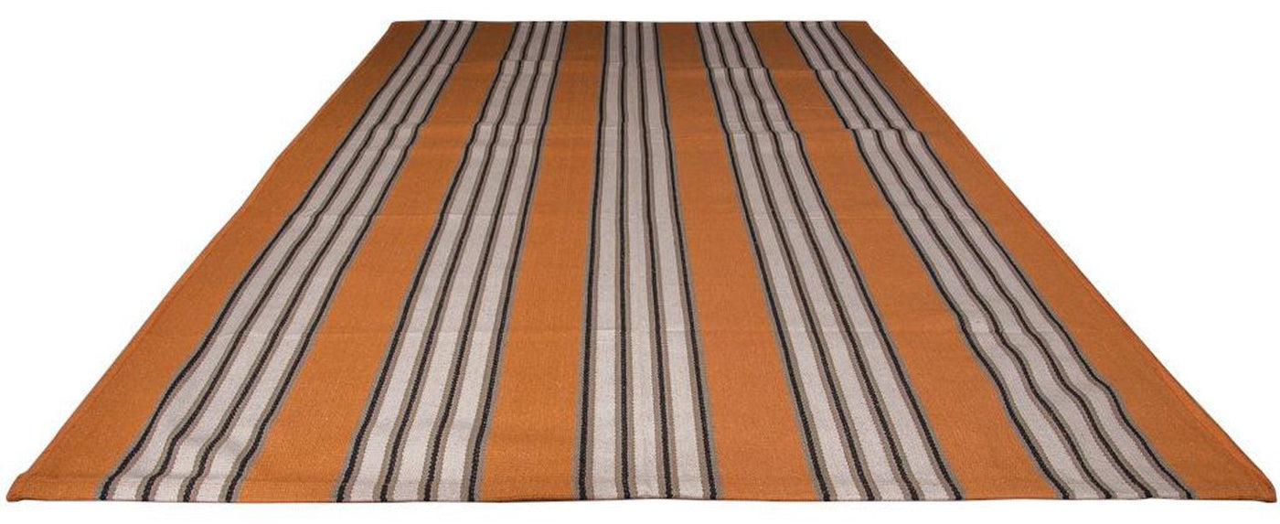 Kelim matta - trendig - 180 x 120 cm - orange