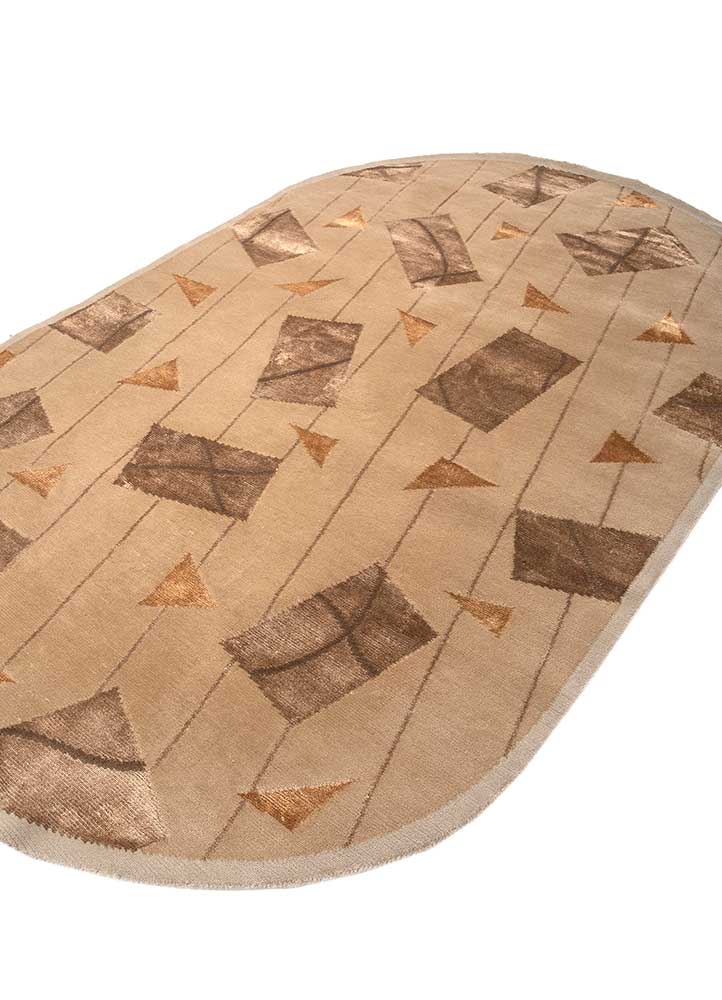 Ullmatta oval  - 240 x 150 cm - beige
