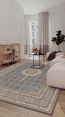 Orientalisk vävd matta - Eastern Elegance - rektangulär