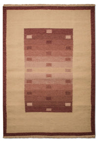 Kelim matta - trendig - 180 x 120 cm - lila