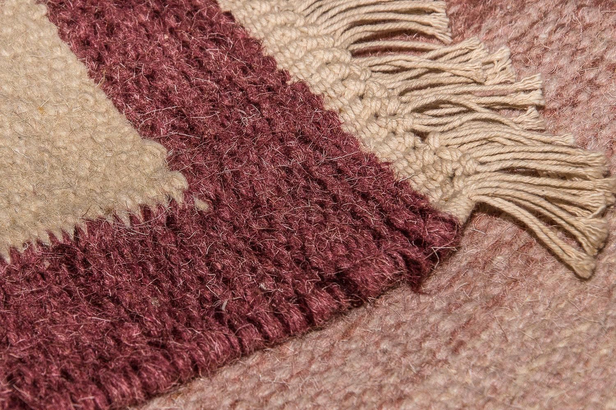 Kelim matta - trendig - 180 x 120 cm - lila