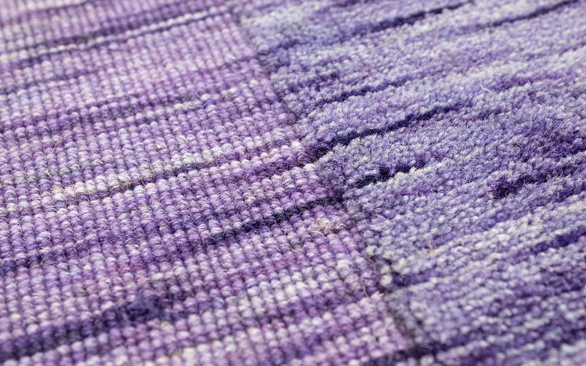 Ullmatta - 90 x 60 cm - lila
