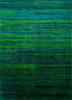 Designermatta - 300 x 240 cm - grön