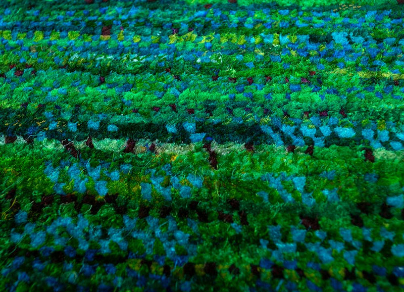 Designermatta - 300 x 240 cm - grön