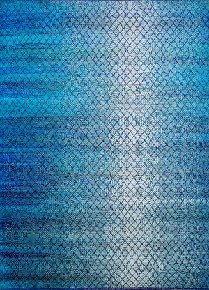 Ullmatta - 300 x 240 cm - ljusblå