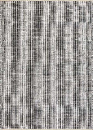 Sisalmatta - 240 x 150 cm - svart och vitt