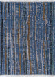 Ullmatta - 180 x 135 cm - blå