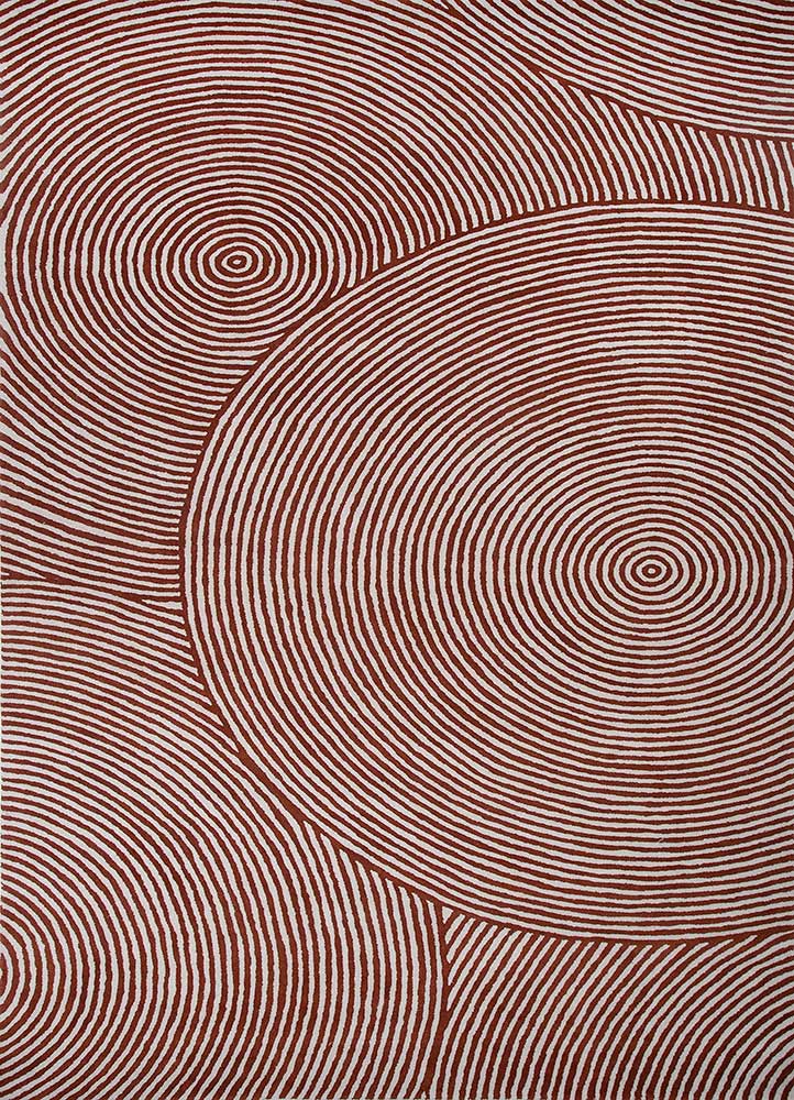 Ullmatta - 465 x 263 cm - röd