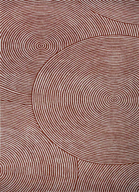 Ullmatta - 465 x 263 cm - röd