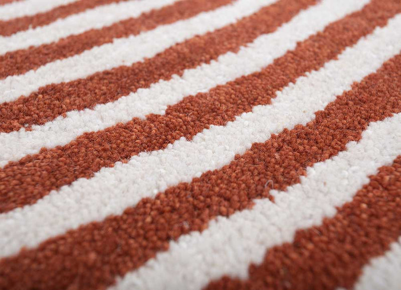 Ullmatta - 465 x 263 cm - röd