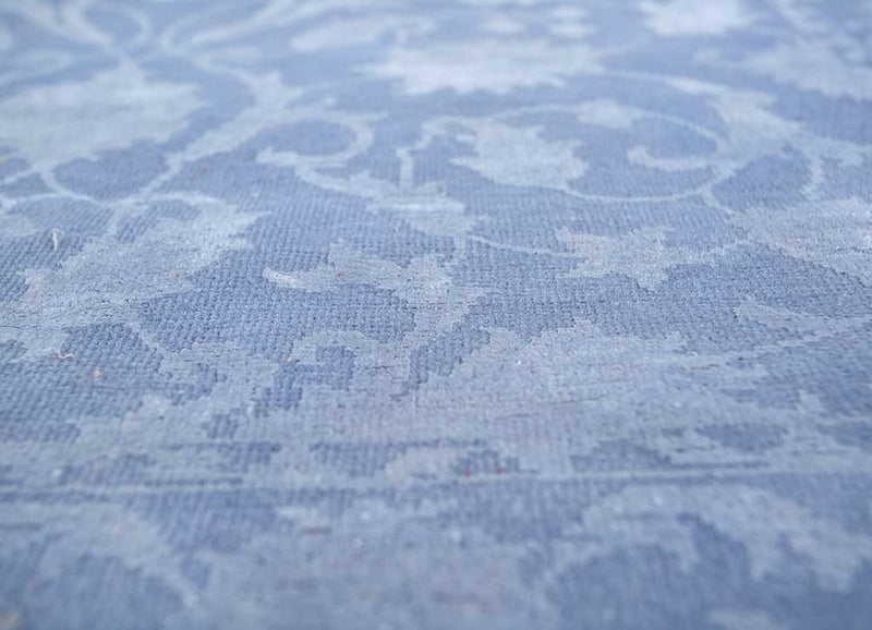 Ullmatta - 150 x 75 cm - havsblått