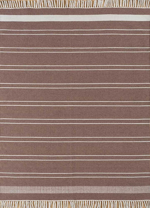 Ullmatta - 225 x 150 cm - mörk kamel