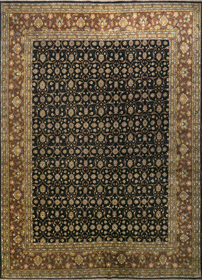 Ullmatta - 450 x 360 cm - blå