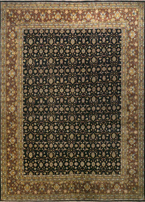 Ullmatta - 450 x 360 cm - blå