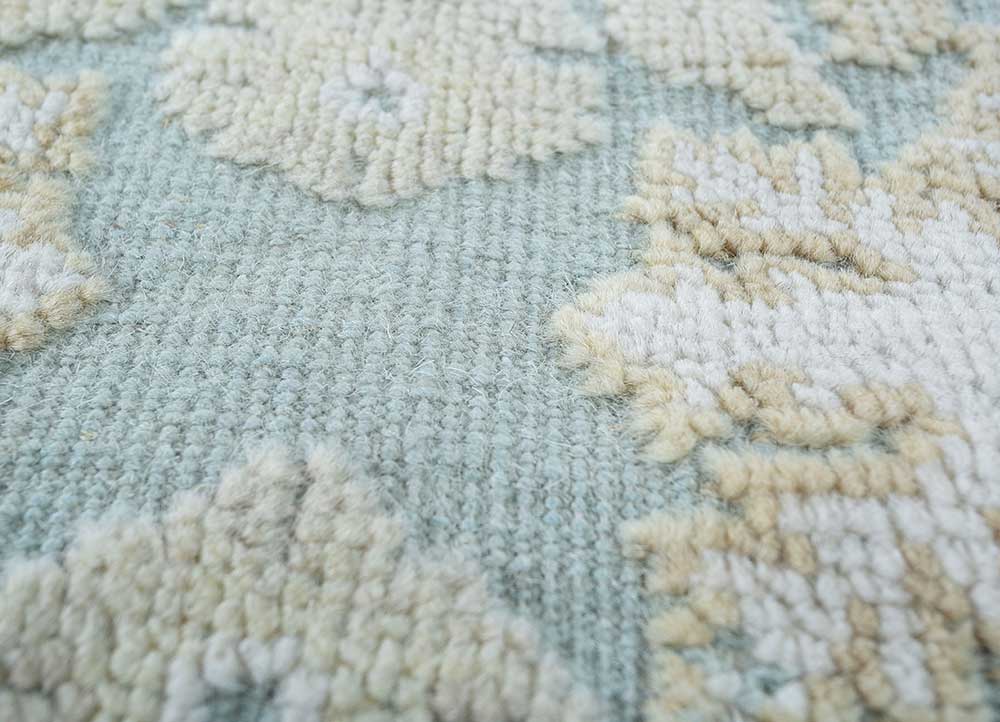 Ullmatta - 345 x 300 cm - blå