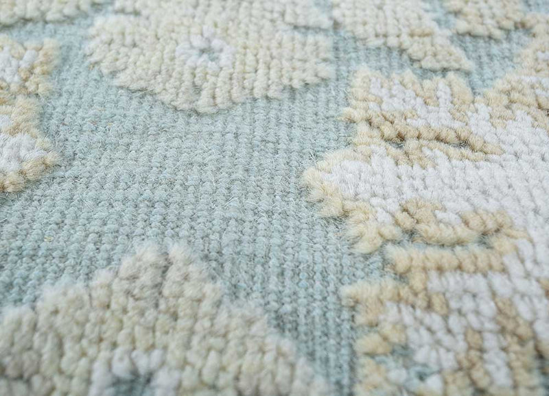 Ullmatta - 345 x 300 cm - blå