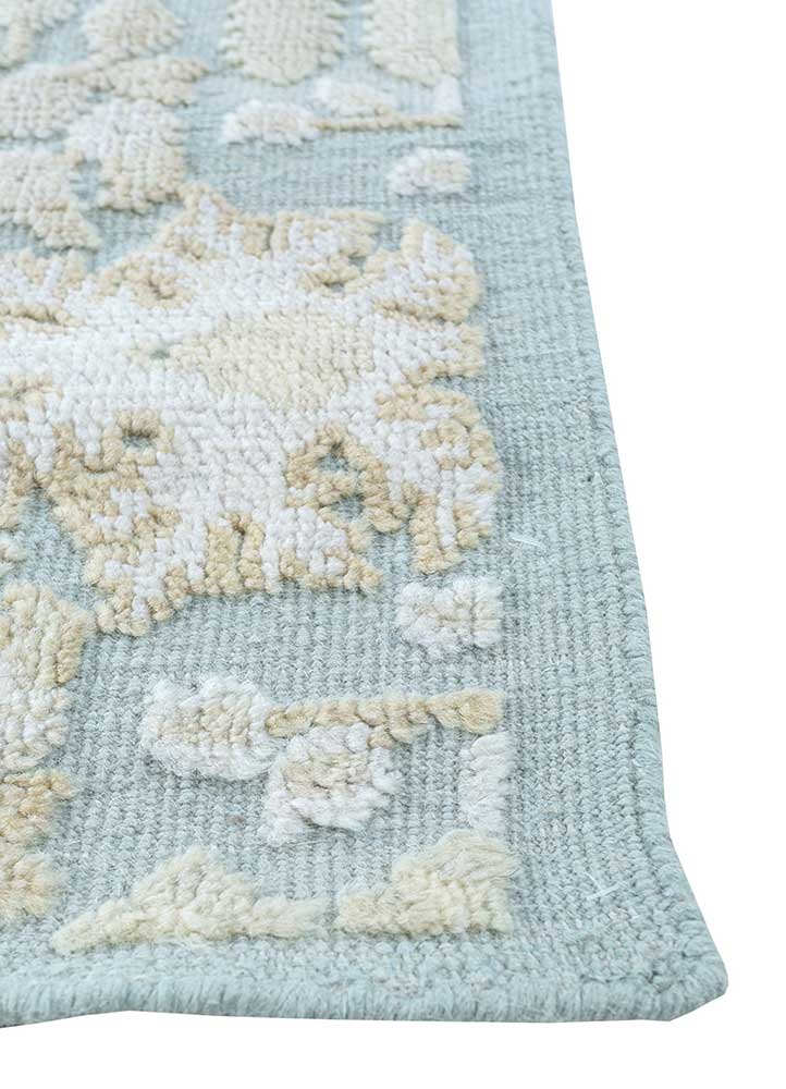 Ullmatta - 345 x 300 cm - blå