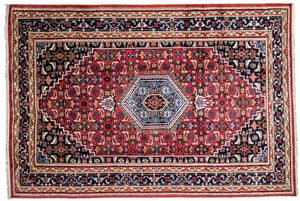 Oriental Carpet - 90 x 60 cm - röd