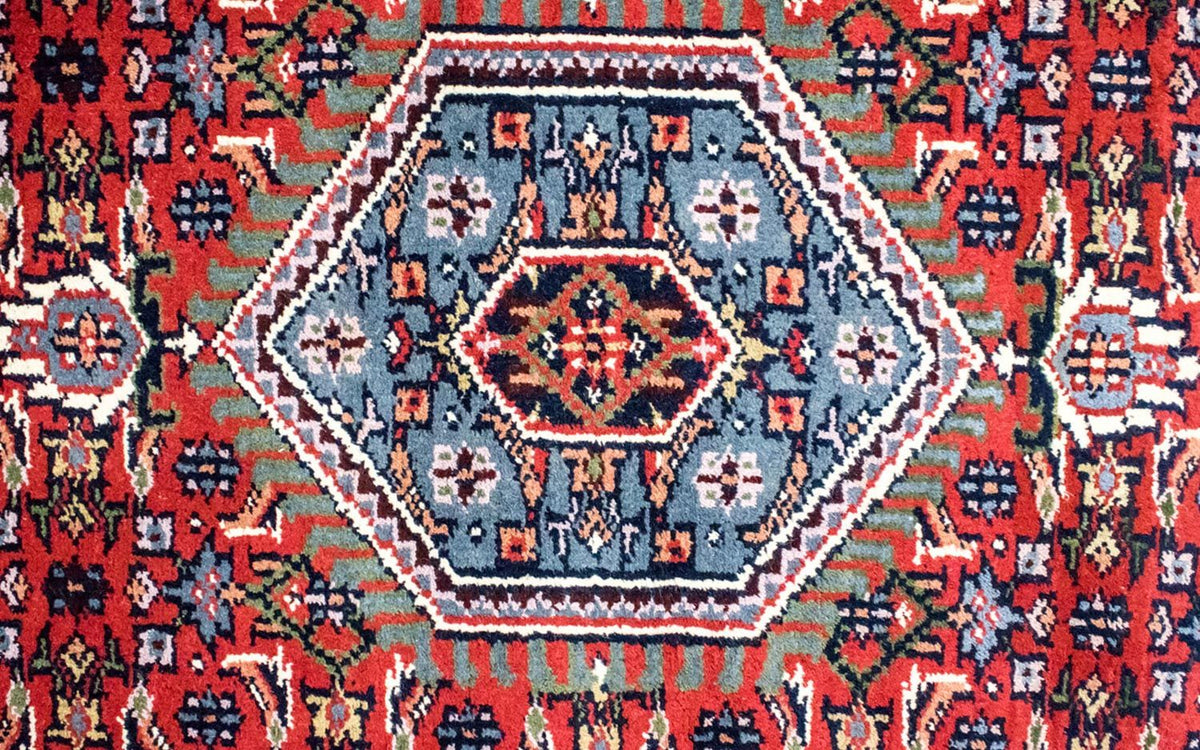 Oriental Carpet - 90 x 60 cm - röd