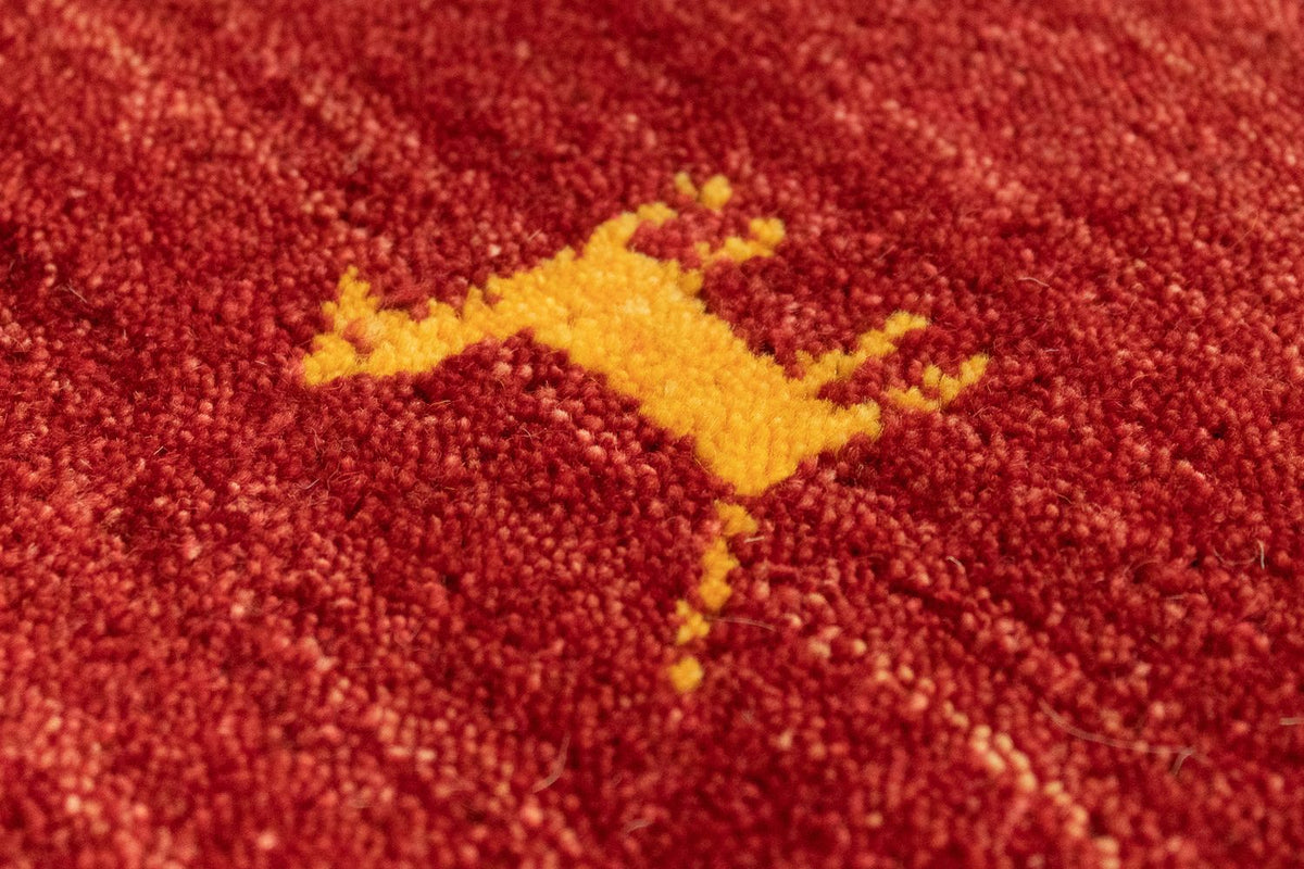 Runner Gabbeh-matta - Indus - 200 x 80 cm - röd