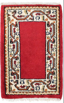 Oriental Carpet - 90 x 60 cm - röd
