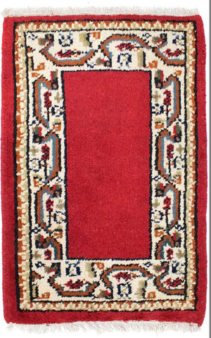 Oriental Carpet - 90 x 60 cm - röd