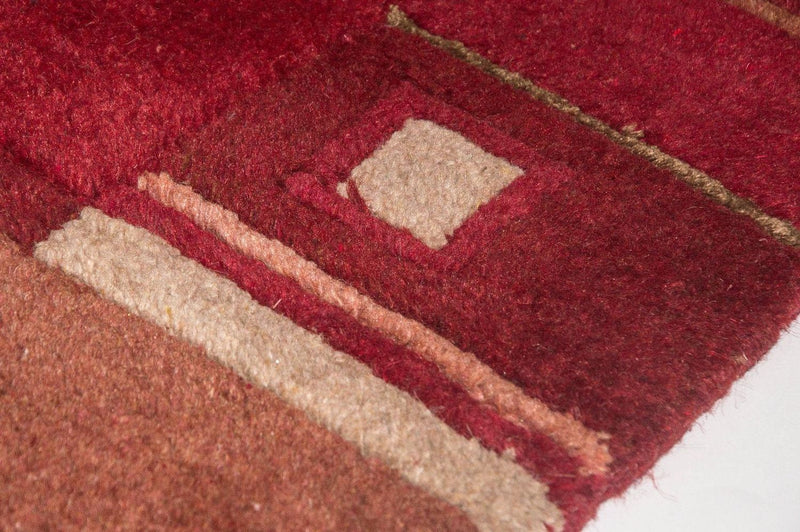 Nepal mattan - 140 x 70 cm - röd