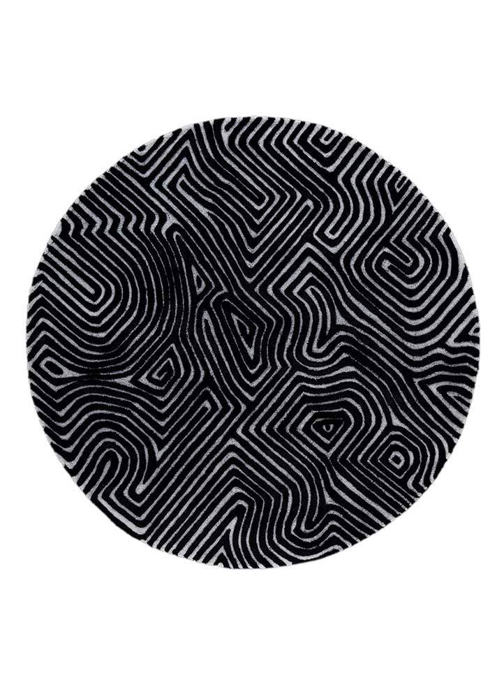 Mattan runt  - 180 x 180 cm - grått