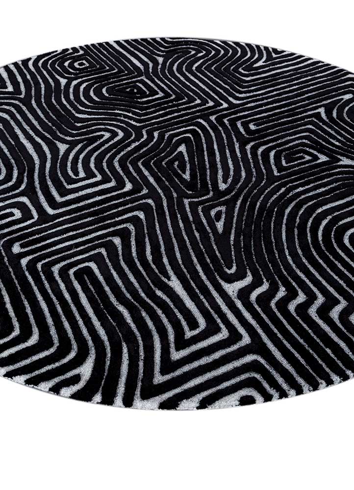 Mattan runt  - 180 x 180 cm - grått