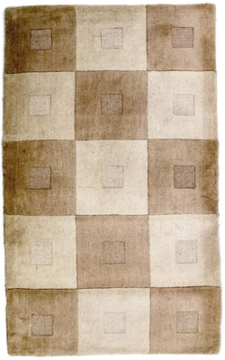 Ullmatta - 148 x 90 cm - flerfärgad