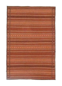 Kelim Carpet - orientalisk matta - 242 x 166 cm - brun
