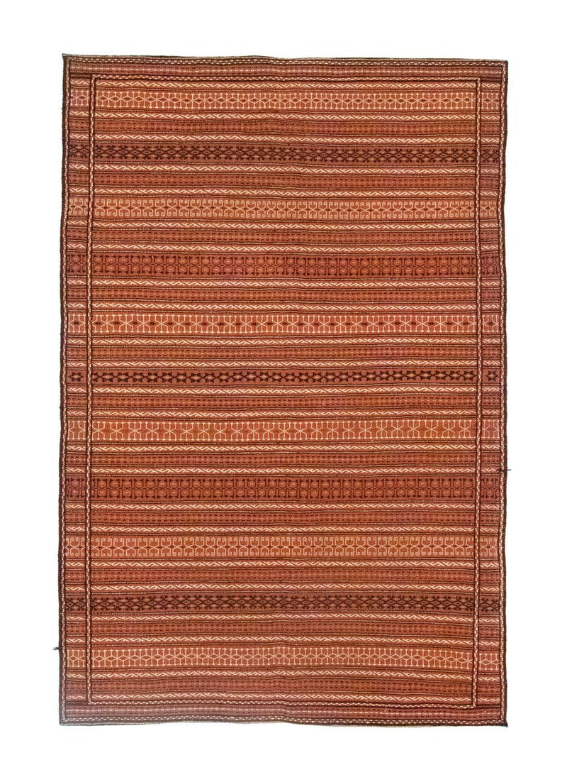 Kelim Carpet - orientalisk matta - 242 x 166 cm - brun