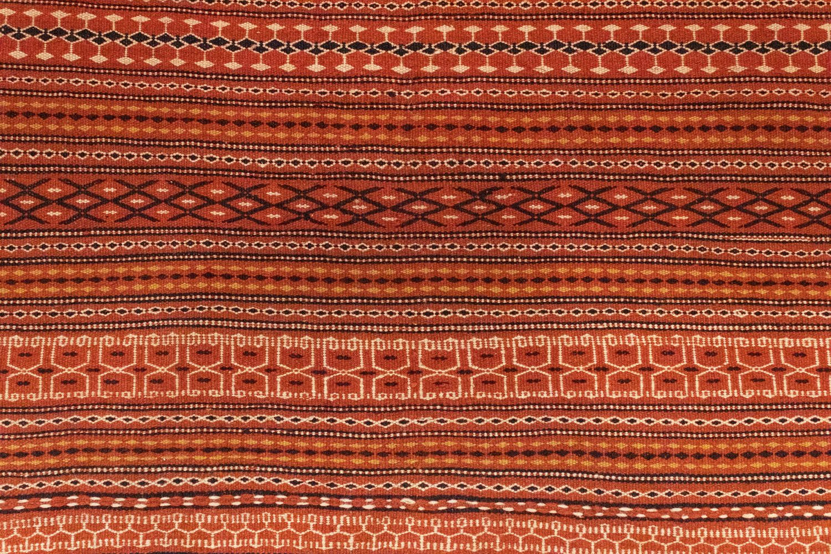 Kelim Carpet - orientalisk matta - 242 x 166 cm - brun