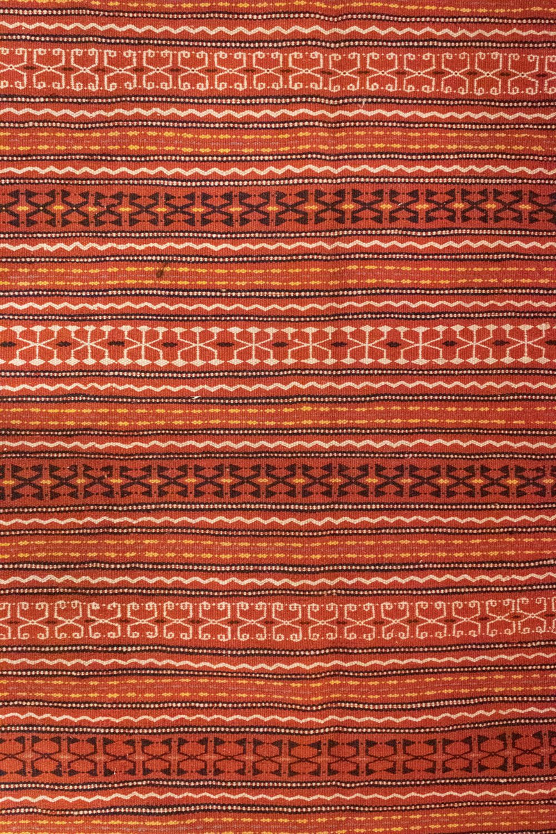 Kelim Carpet - orientalisk matta - 296 x 199 cm - orange