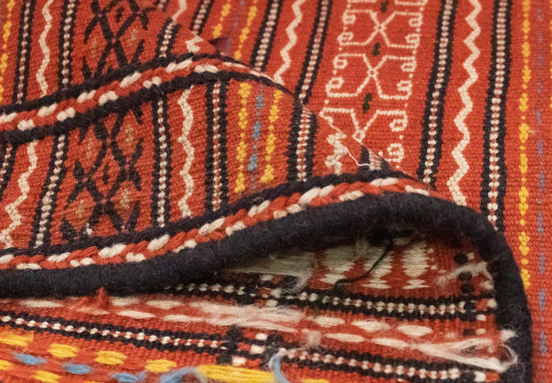 Kelim Carpet - orientalisk matta - 296 x 199 cm - orange