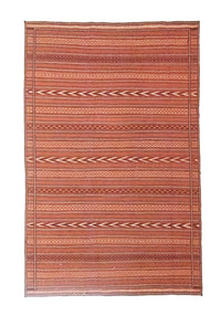 Kelim Carpet - orientalisk matta - 293 x 200 cm - brun