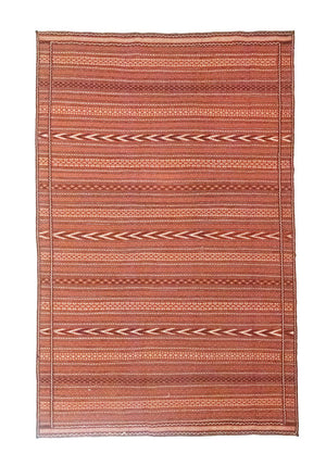 Kelim Carpet - orientalisk matta - 293 x 200 cm - brun