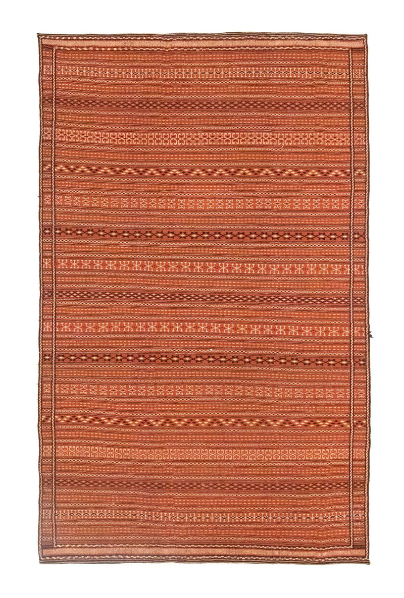 Kelim Carpet - orientalisk matta - 300 x 194 cm - orange