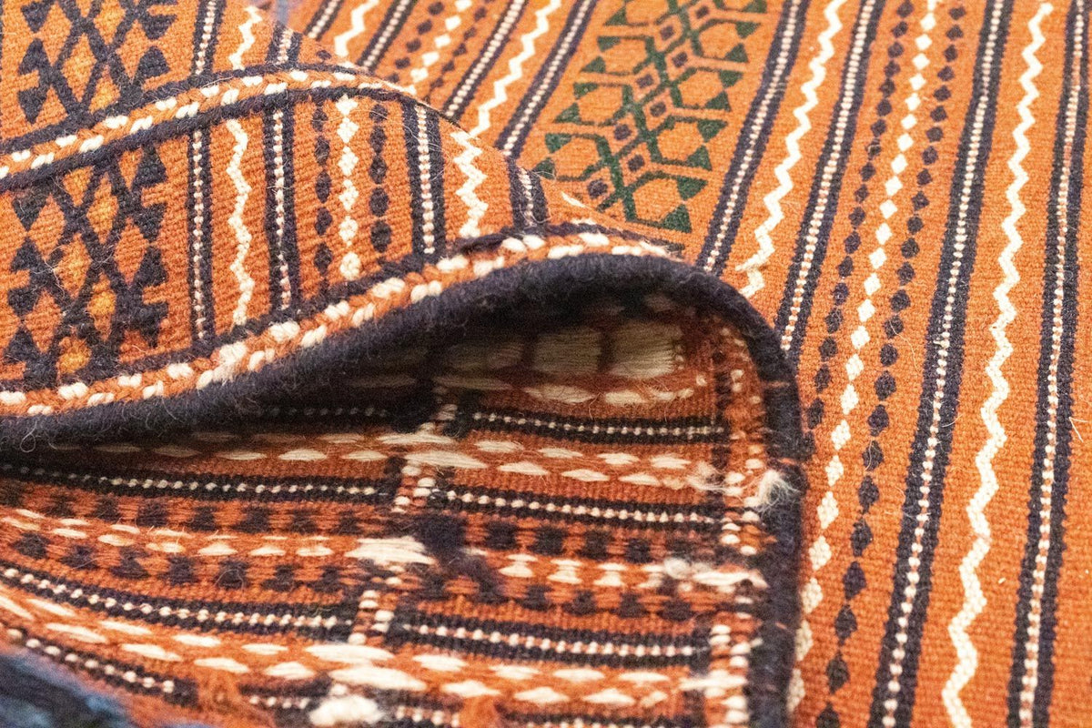 Kelim Carpet - orientalisk matta - 300 x 195 cm - brun