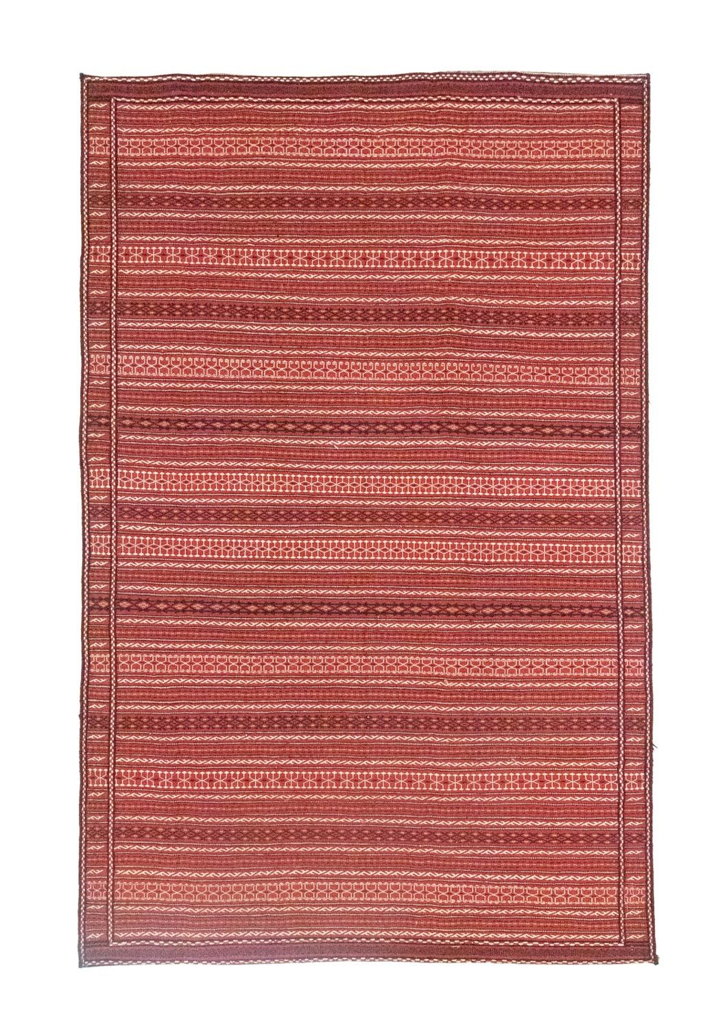 Kelim Carpet - orientalisk matta - 301 x 197 cm - röd