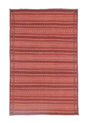 Kelim Carpet - orientalisk matta - 301 x 197 cm - röd