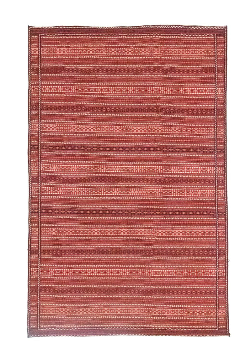 Kelim Carpet - orientalisk matta - 301 x 197 cm - röd